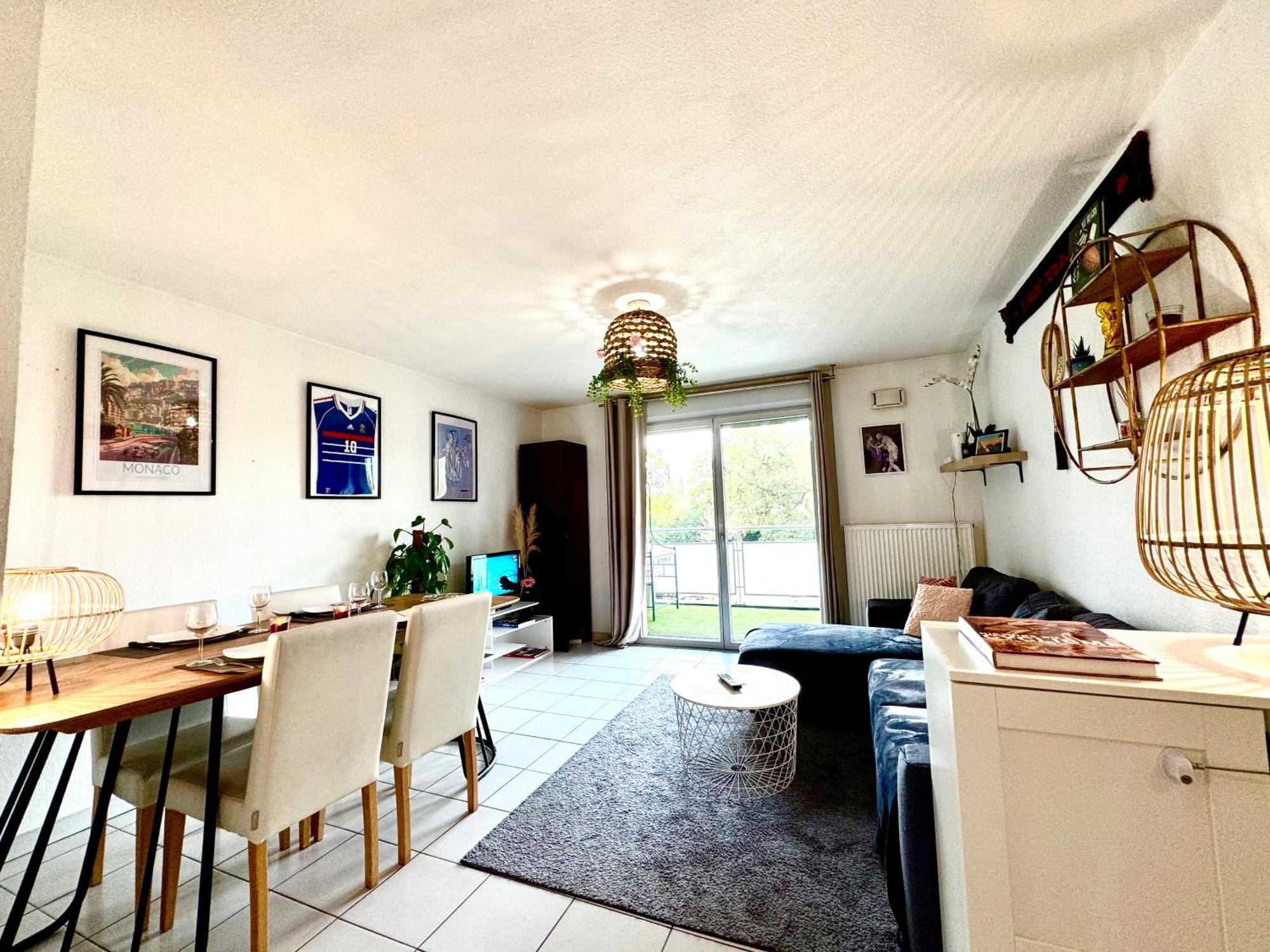 Bel Appartement T3 De 60M2 Avec Parking, Terrasse, Proche Du Metro Et Du Periph Toulouse Exteriör bild