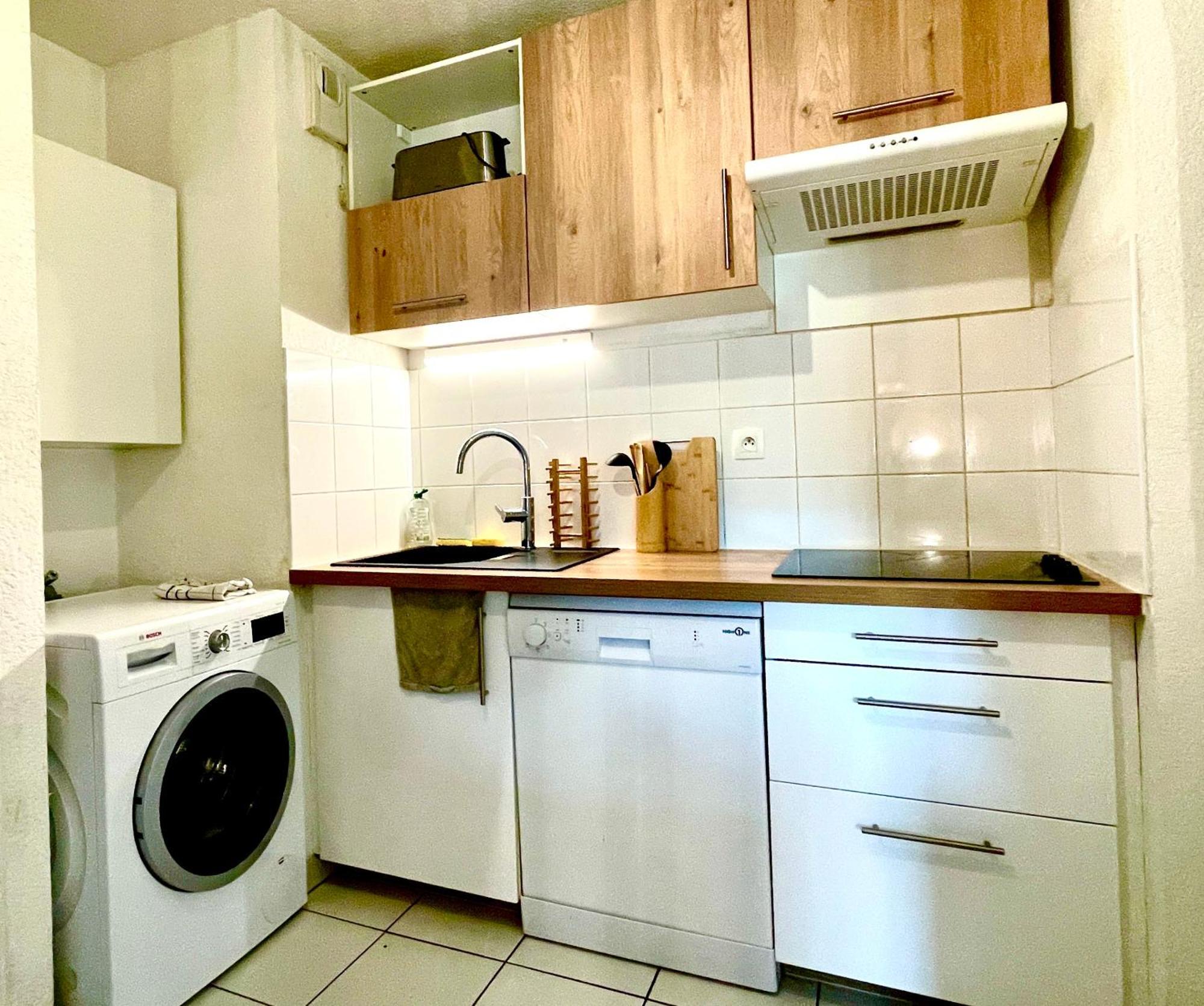 Bel Appartement T3 De 60M2 Avec Parking, Terrasse, Proche Du Metro Et Du Periph Toulouse Exteriör bild
