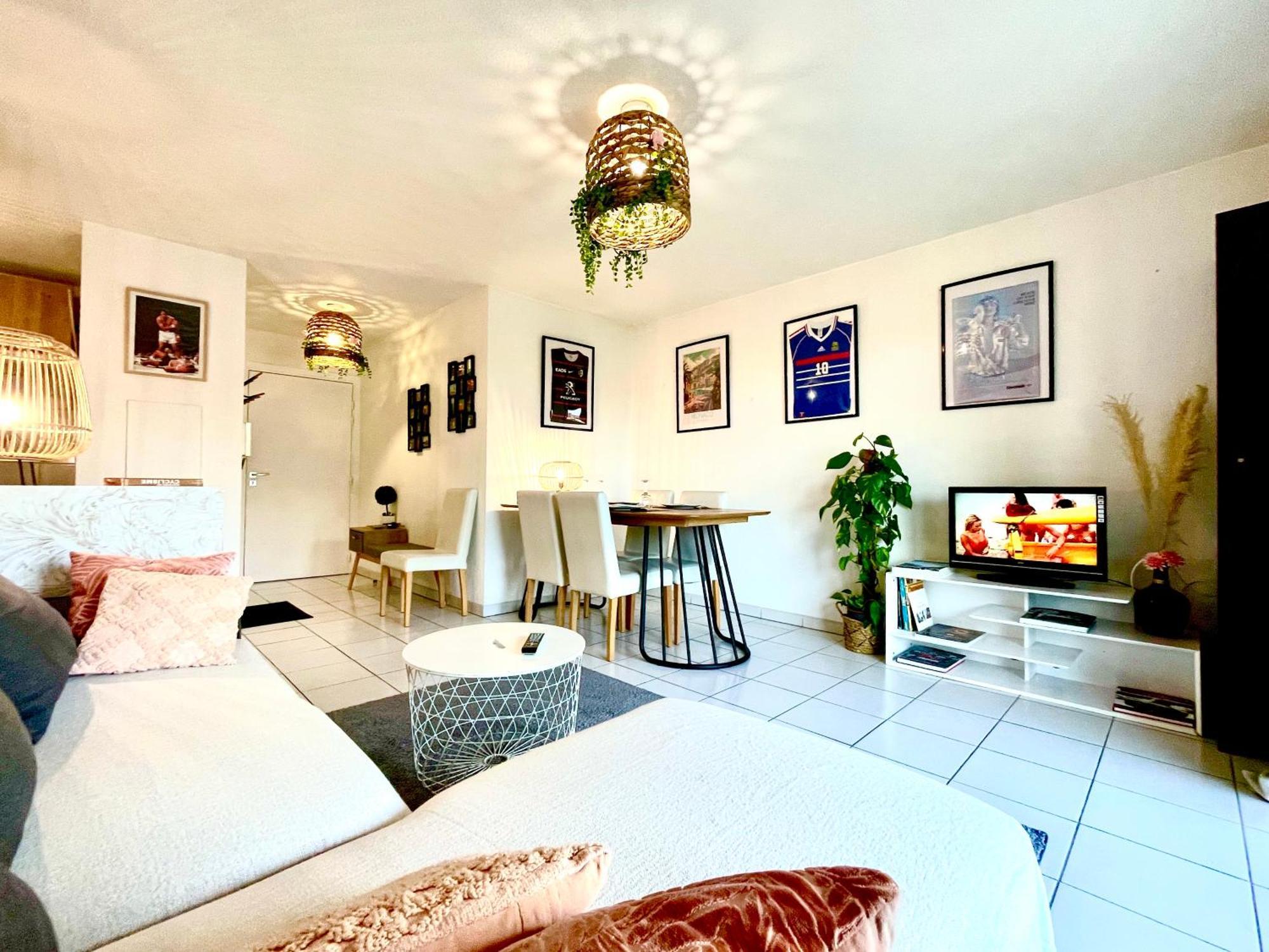 Bel Appartement T3 De 60M2 Avec Parking, Terrasse, Proche Du Metro Et Du Periph Toulouse Exteriör bild